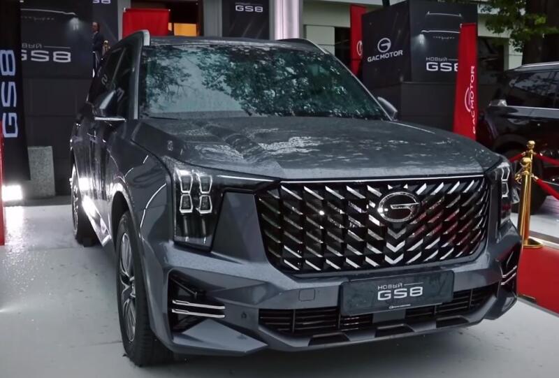 Gac GS8 – китайский Cadillac: какой он внутри?